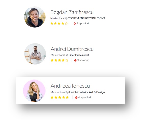 Profil contractori